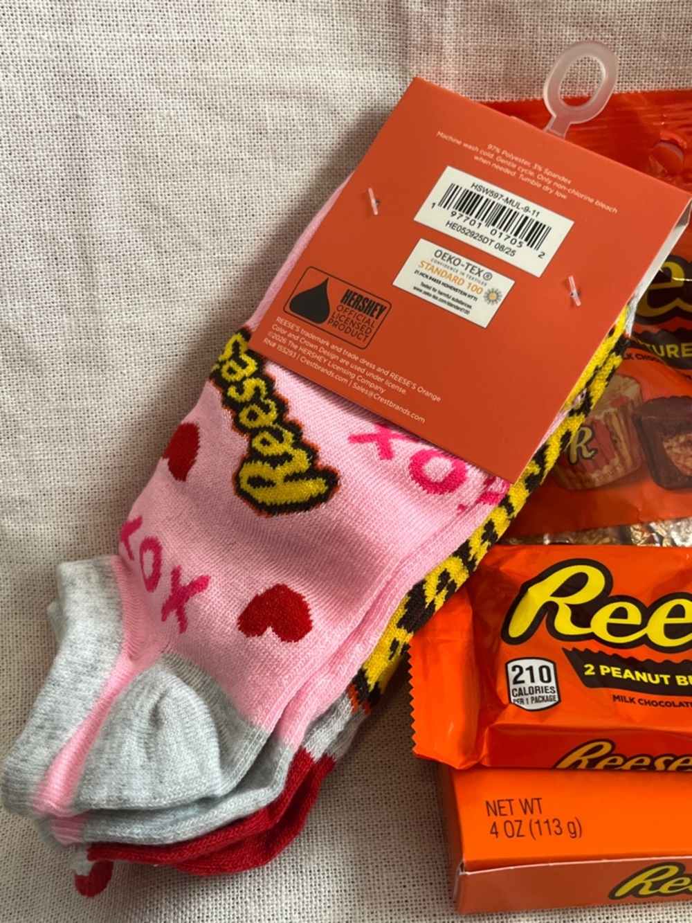 Orange Novelty Reese’s Hosiery Gift Bundle - Picture 3 of 7